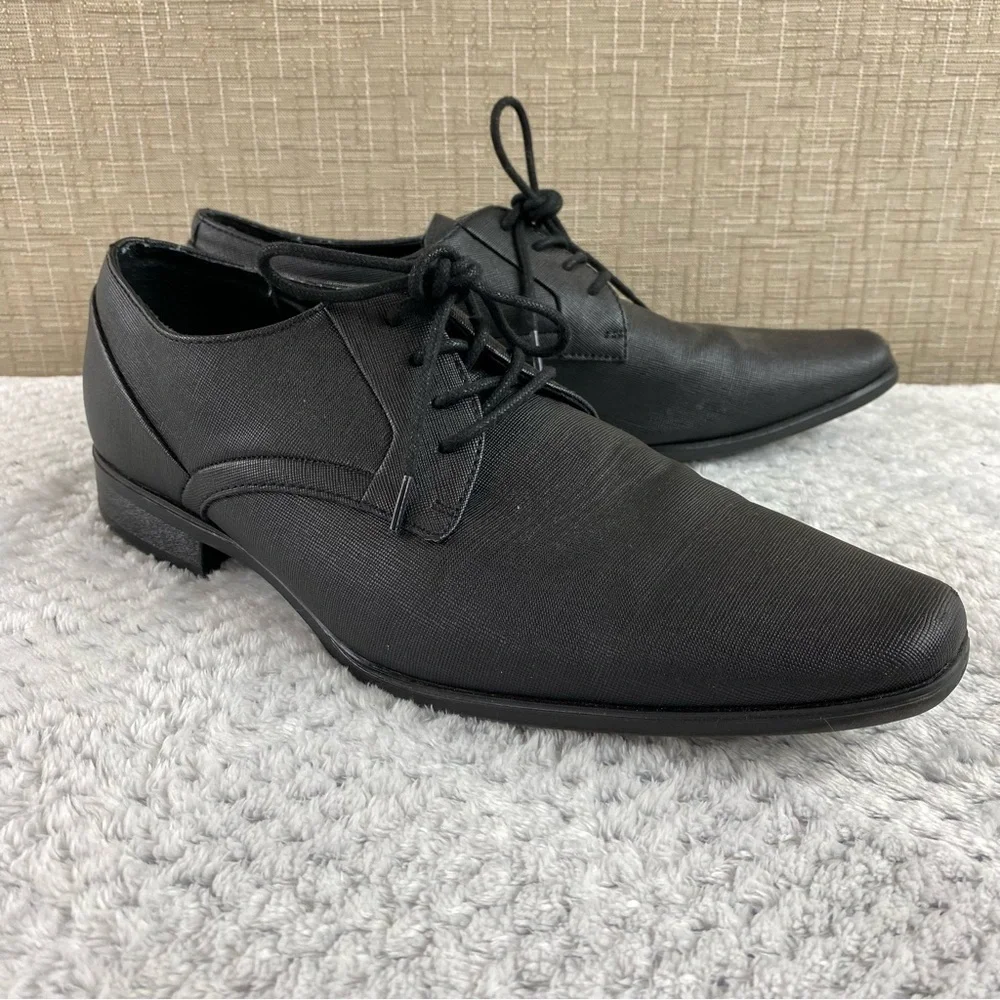 Calvin Klein Men’s‎ Black Benton 2 Oxford Dress Shoe Sz 9.5